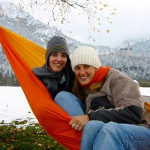 #TBT to that time @wanderingzito and @coloringblue went on a snow hammocking adventure to Neuschwanstein. ⠀ .⠀ .⠀ .⠀ .⠀ .⠀ #hammock #hammocklife #inacolorcloud #hangout #adventure #adventuretime #goplayoutside #optoutside #rei1440project #travelhammock #snowhammock #passionpassport #DE #Germany #neuschwanstein #picoftheday #photooftheday #travelgram